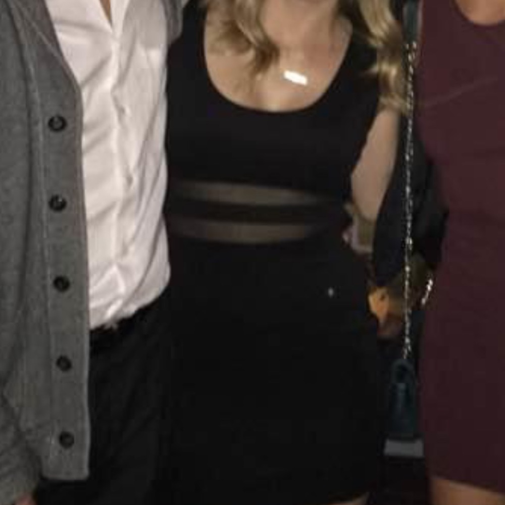 Forever 21 Black Bodycon Dress, Size Medium - Picture 6 of 9